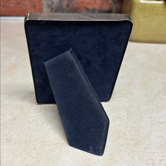 Vintage Silverplate  Photo Frame With Flowers And Ribbon Motif...Art Nouveau - Picture 6 of 7